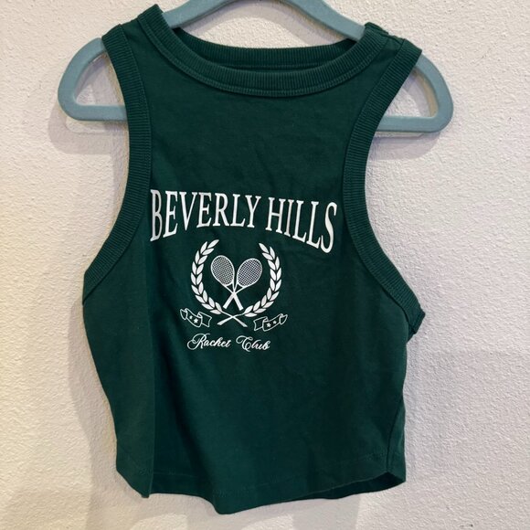 Wild Fable Beverly Hills Racquet Club Crop Tank - Picture 1 of 4